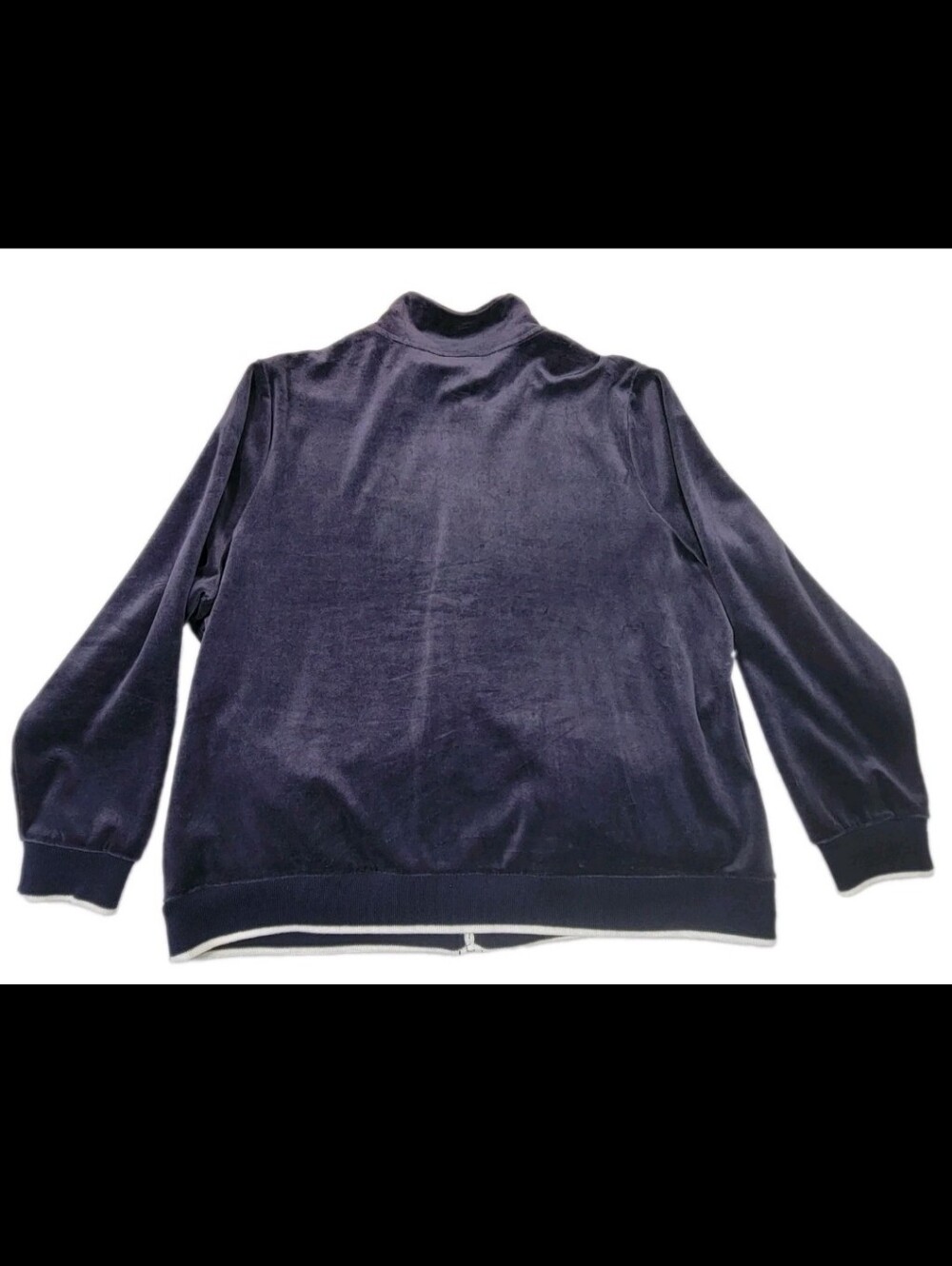 Lauren Ralph Lauren Womens Navy Blue Valour Jacket Size 2XL Plus Full Zip VTG - Picture 4 of 8
